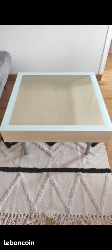 Table basse vitrée (image 3)