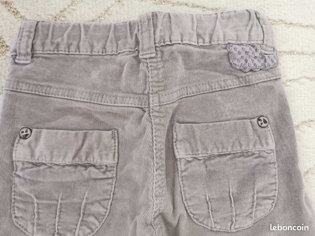Pantalon velours fille 5 ans (image 4)