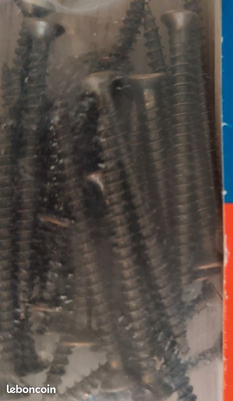 Lot de 2 sachets de vis a bois Tête fraisée (image 2)