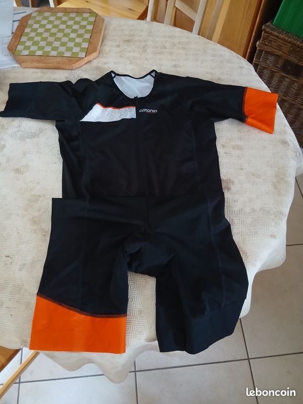 Combinaison shorty homme aptonia pour course et cyclisme (image 1)