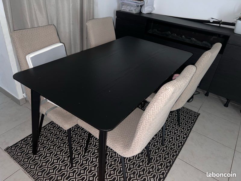 Ensemble table + 4 chaises (image 2)