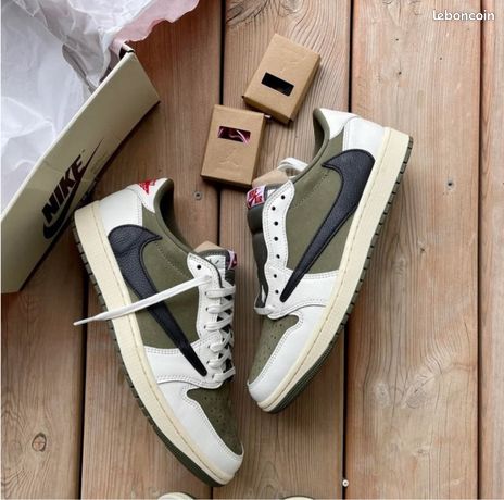 Nike air jordan travis scott olive EUR Chaussures