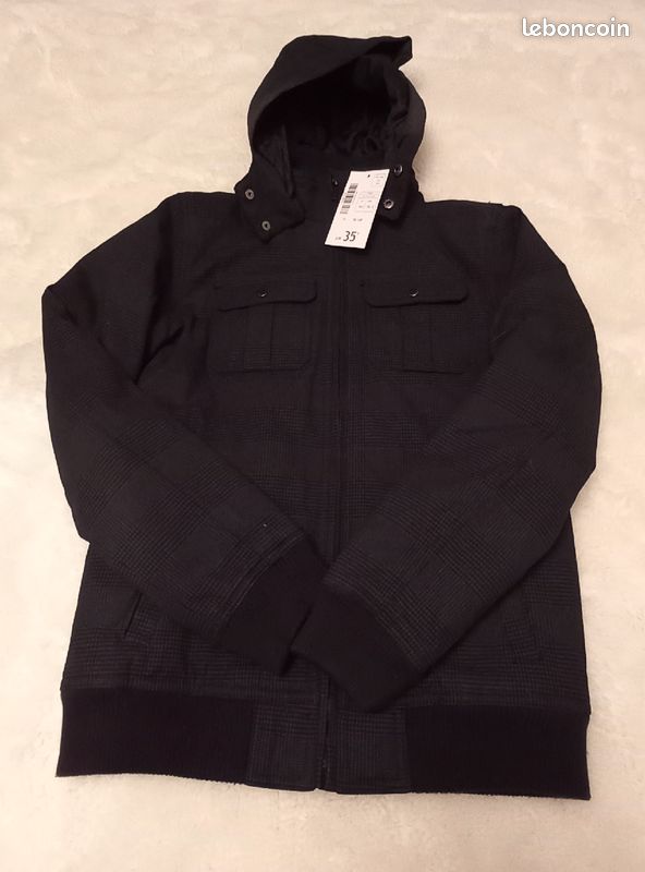 Blouson parka neuf 14/16 ans (image 1)
