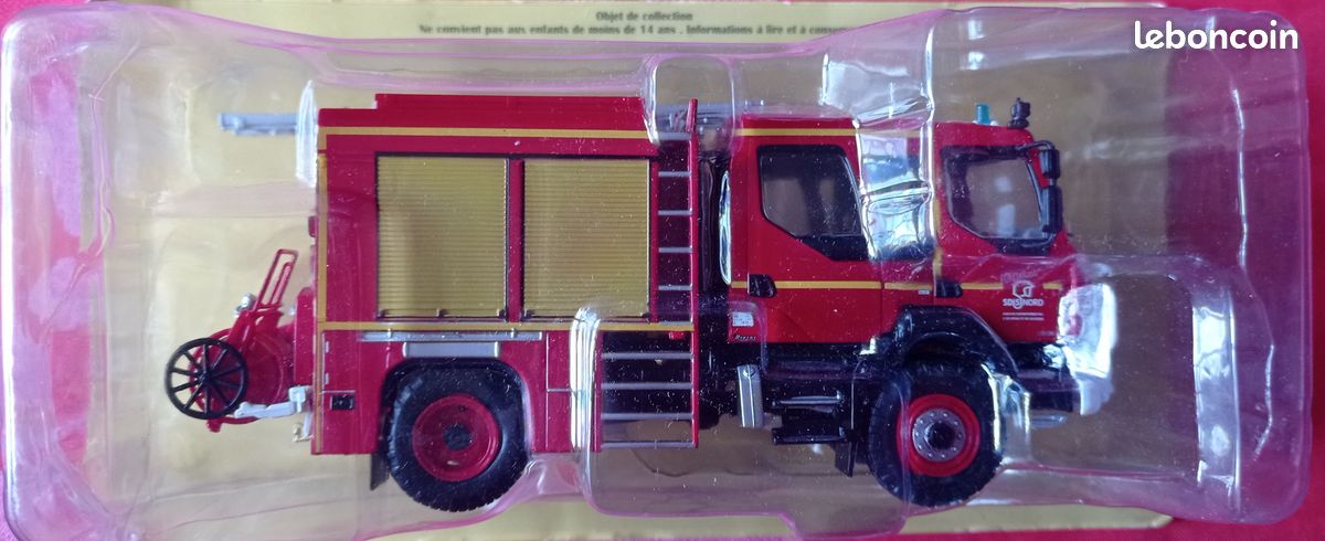 RENAULT MIDLUM - Camion de Pompiers Citerne Rural Moyen GIMAEX, des Sapeurs Pompiers du NORD (59) - - échelle 1/43 - Neuf en Boite d'origine non ouverte - Ref. N° 134 (image 2)
