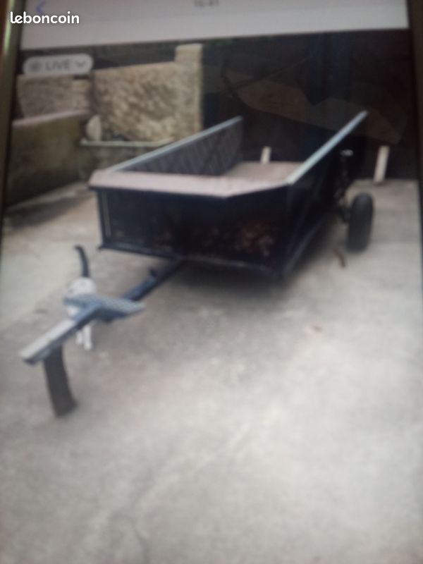 Remorque motoculteur quad tracteur (image 1)