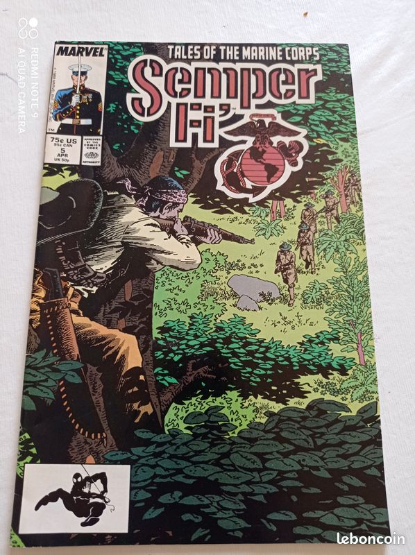 Marvel comics (pas image dc) : tales of the marine corps 5 semper fi par andy kubert (image 1)