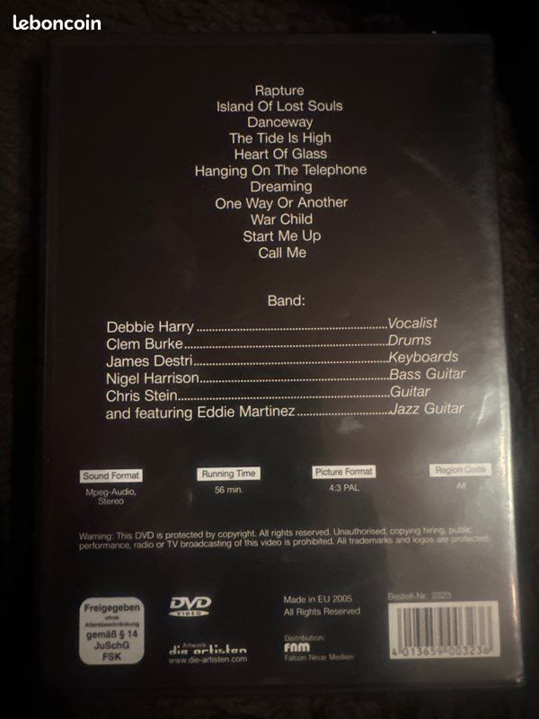 DVD BLONDIE The Greatest Hits (image 2)
