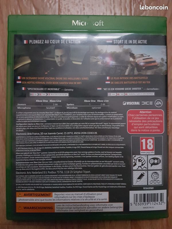 BattleField HardLine (Xbox One) (image 2)