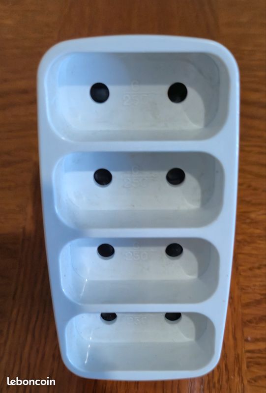 Multiprise 4 prises en 1 blanc (image 1)