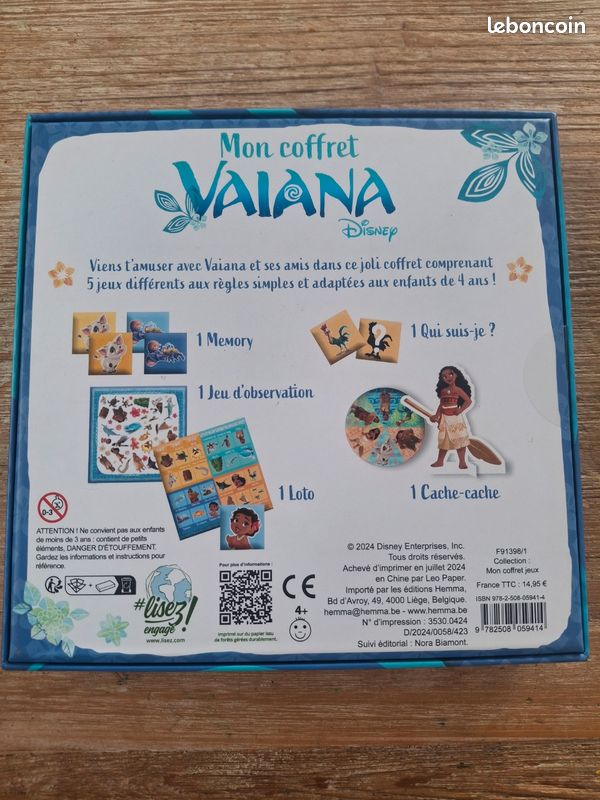 Mon coffret Vaiana Disney 4 + (image 2)
