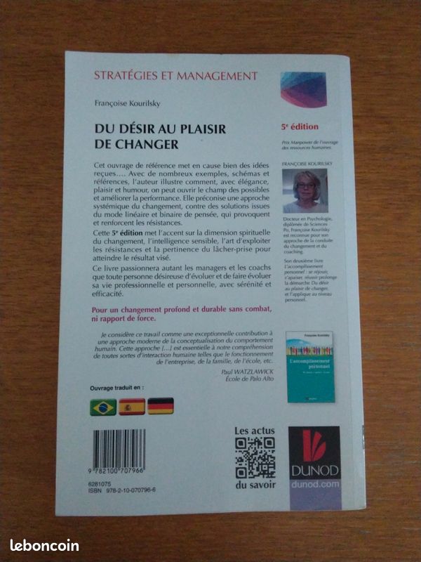 Du désir au plaisir de changer - Françoise Kourilsky (image 2)