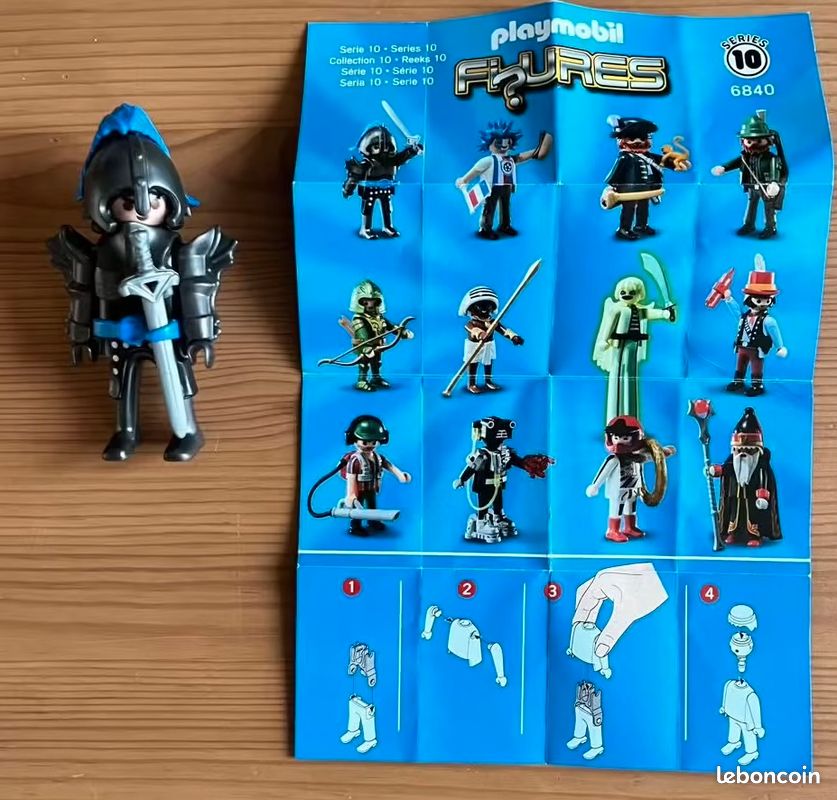 Figurine Playmobil 6840 Chevalier- Figures série 10 Jeux Jouets