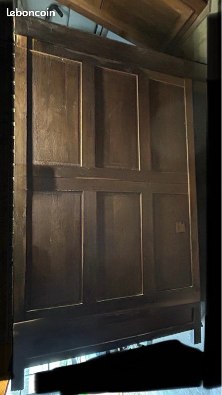 Ancienne ARMOIRE À GLACE EN CHÊNE MASSIF (image 2)