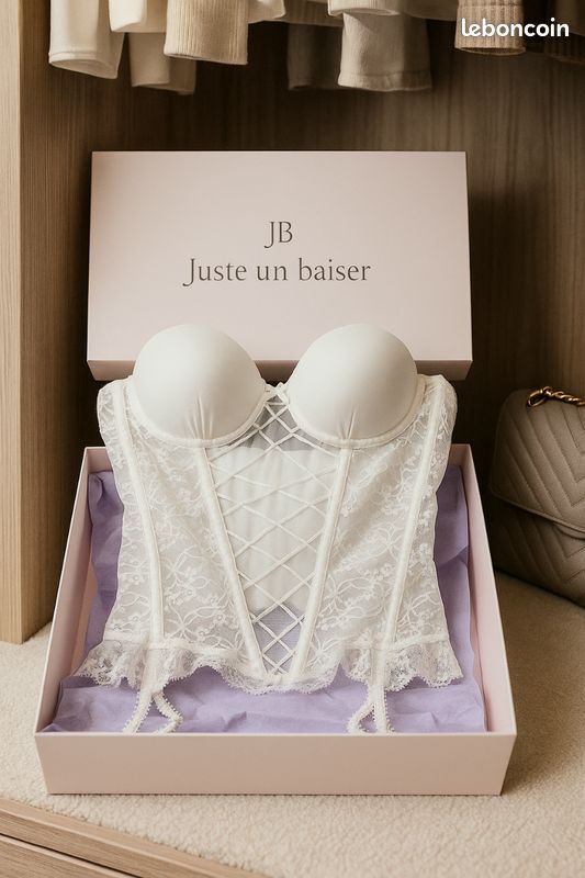 Guêpière de mariage Ivoire 80B Vêtements