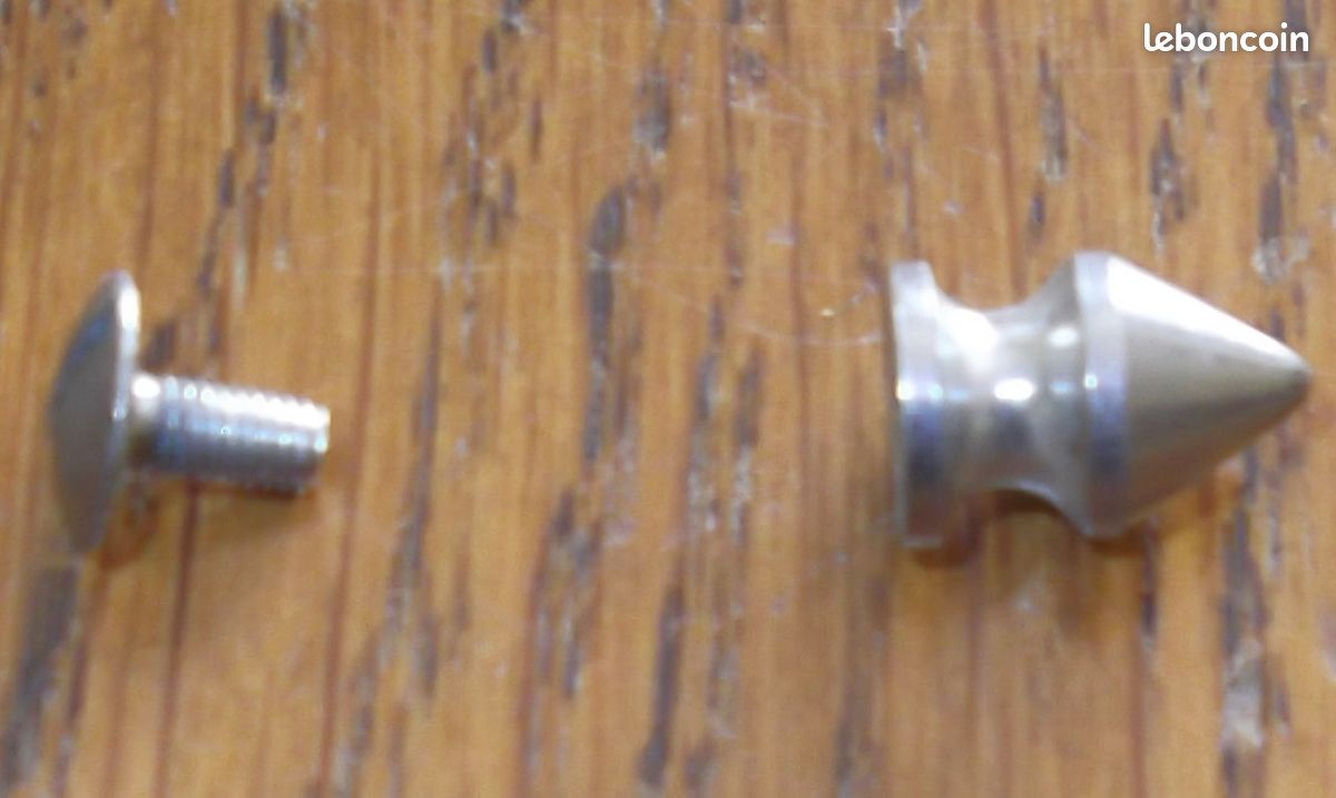 Lot de 21 clous pointes spikes coniques en acier inox pour vêtements ou déco DIY NEUVES (image 2)