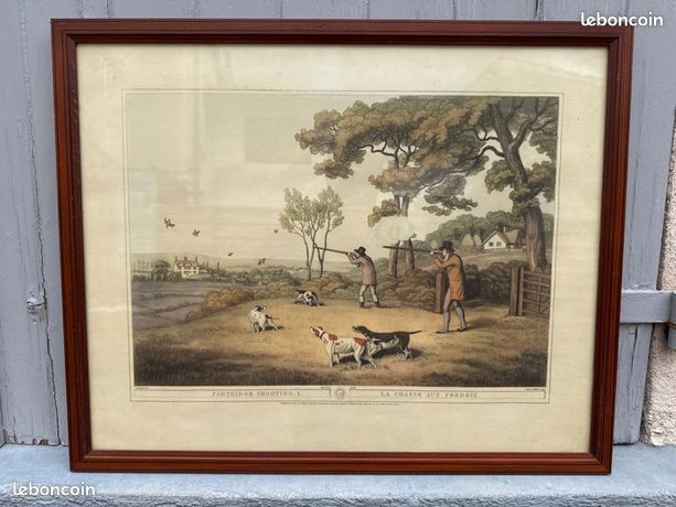 Estampe aquarellée d'après Henri Lebasque, France, XXe siècl Estampe aquarellée d'après Henri Lebasque, France, XXe siècl