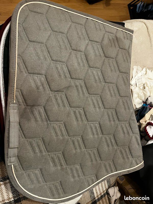 Tapis De Selle Cheval Gris Foncé Softy