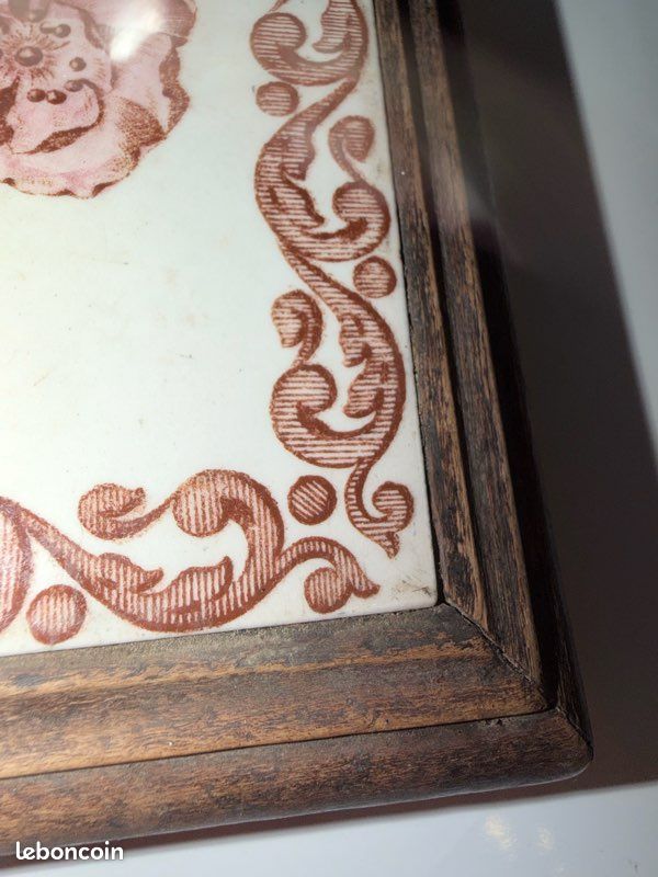 Ancien dessous de plat en faïence (image 4)