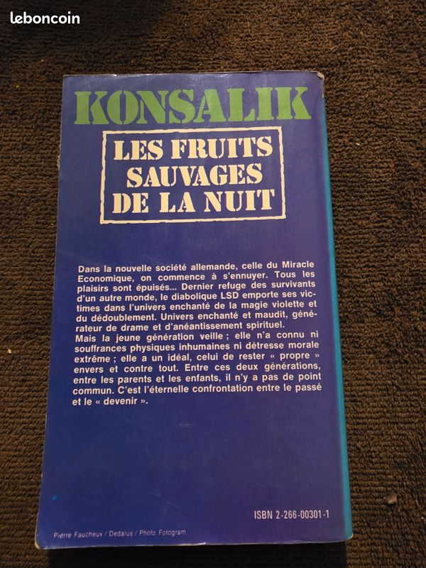 Les fruits sauvages de la nuit vue de dos — LBC AT'Brocante Troyes