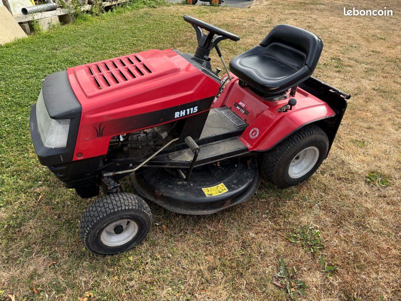 MTD RH115 – Tracteur tondeuse 11,5 CV – Coupe 80 cm – Bac + déflecteur (image 3)