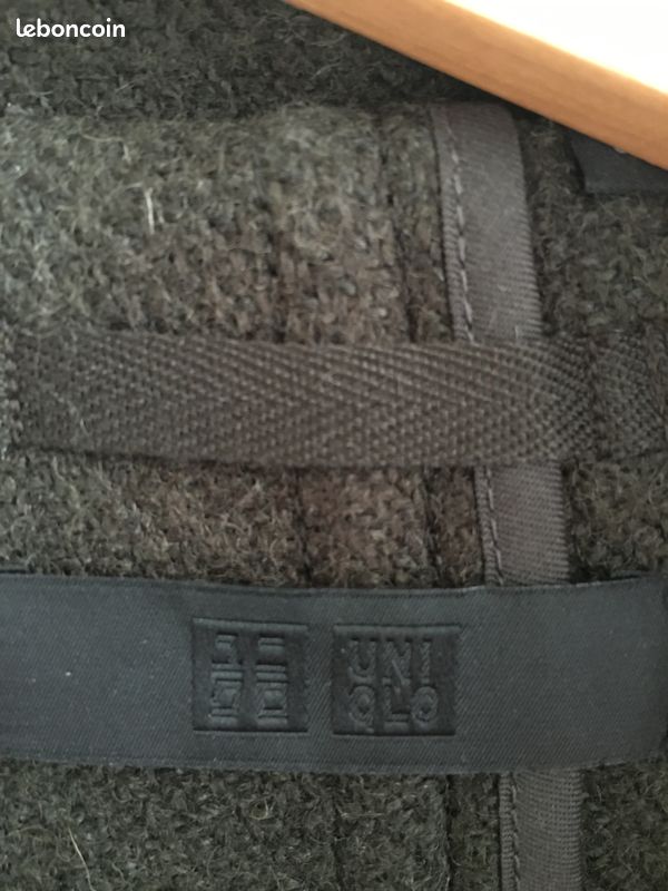 Uniqlo Duffle Coat En Laine Mélangée HOMME (image 4)