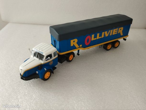 CAMION BERLIET 280 TBH Transport de Bois SEMI REMORQUE ALTAYA 1:43