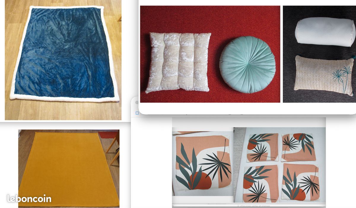 Toute une foule d’objets de décorations & autres pour votre intérieur : cafetière Senséo, tableaux, lampes à poser, coffret de rangement, compositions florales, housses voiture, nappes, assiettes, etc (image 13)