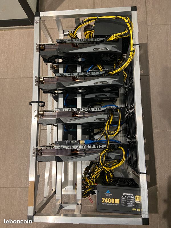 Rig de minage 8x 3080 (image 1)