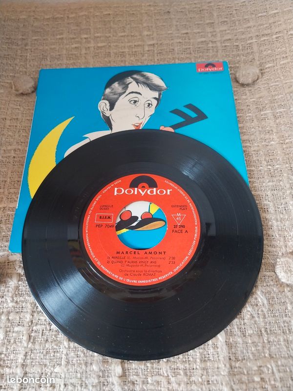 Marcel Amont EP MireilleI Vingt Ans Pommes de Terre Vinyle 45T (image 3)