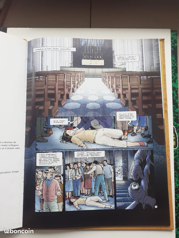 Bd eo le linceul Laurent Bidot tome 1 Glénât Gilles Chaillet suaire Turin (image 4)