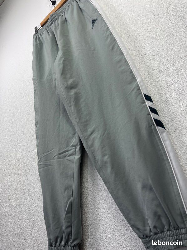 Pantalon De Coach Vintage Russell Athletic - Homme Taille S Gris - Made In USA - Neuf Sans étiquette