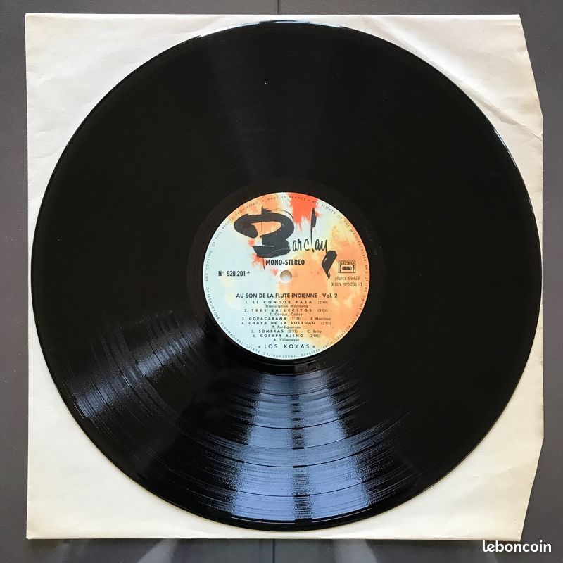 Los Koyas Vol.2 - Au son de la flute indienne - Disque Vinyle LP 33 tours (image 3)