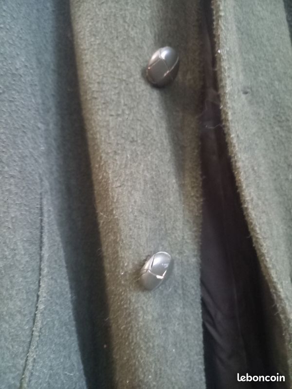 Manteau homme Tirol Loden vert foncé vintage – Taille 50 (image 2)