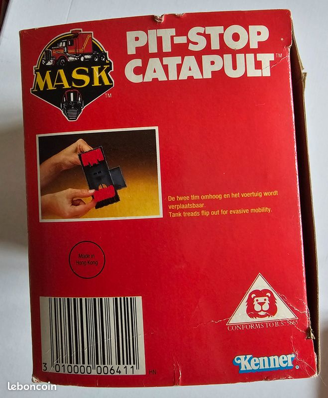 MASK M.A.S.K Pit stop catapult complet en boîte (sans insert), notice (image 16)
