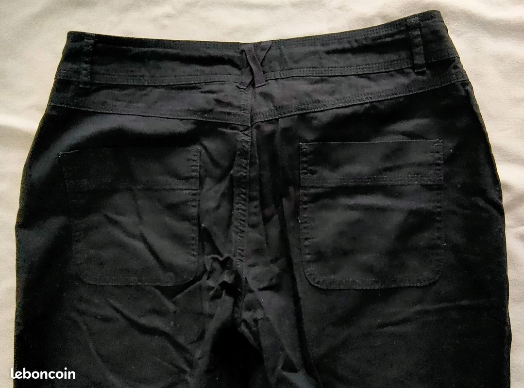 1 pantacourt noir femme K. Woman KIABI (image 8)