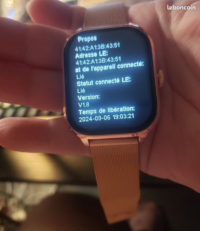 H9 max smart watch non apple pas de marques (image 5)