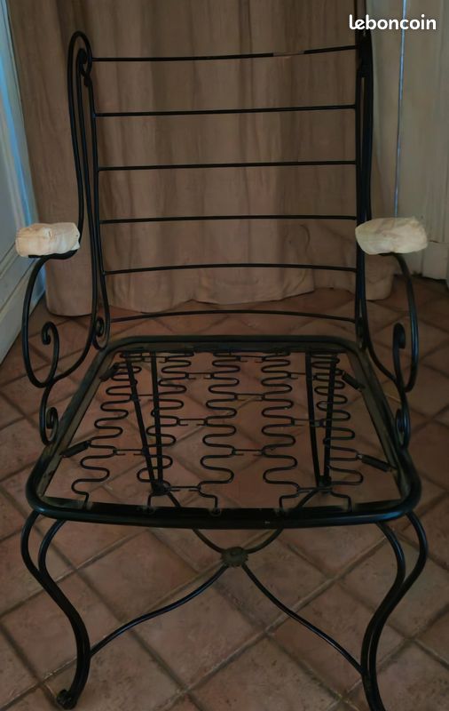Chaises en fer forgee (image 8)