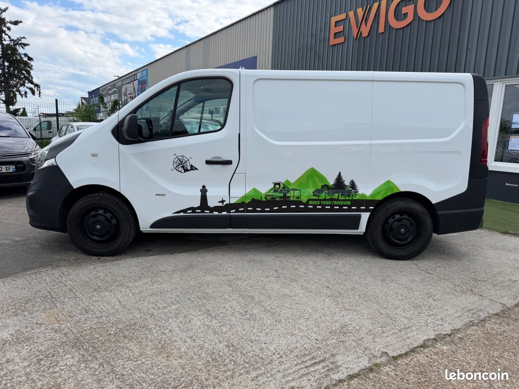 OPEL VIVARO VU FOURGON 1.6 CDTI 115CH 2900 L2H1 LONG - AMÉNAGER VANMANIA - FRIGO - BANQUETTE/LIT - RÉGULATEUr (image 3)