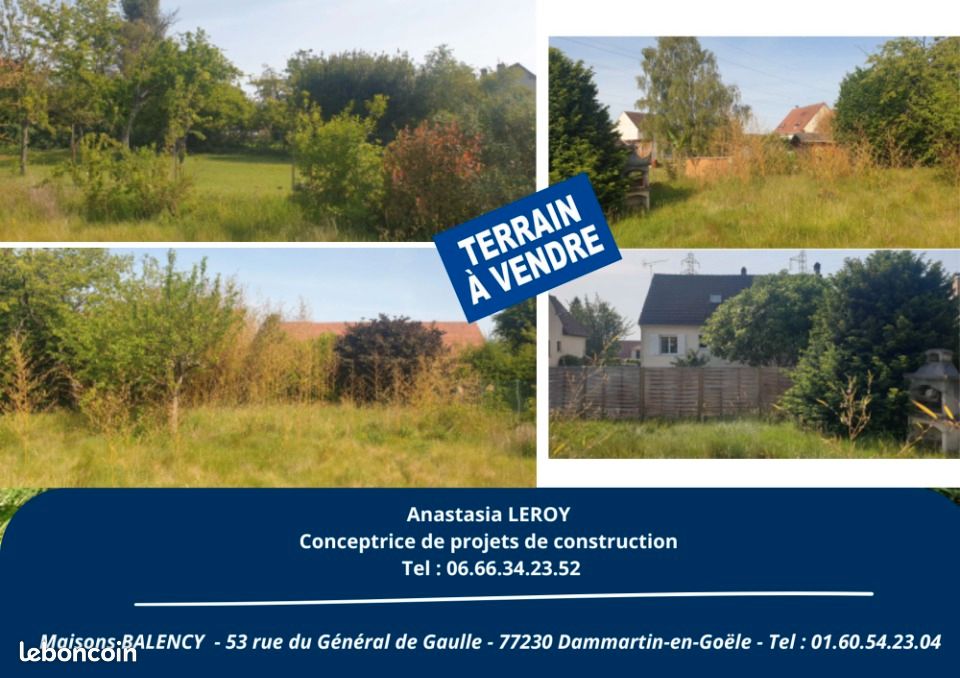 Terrain 850 m² · à Compiègne · 280 000 €