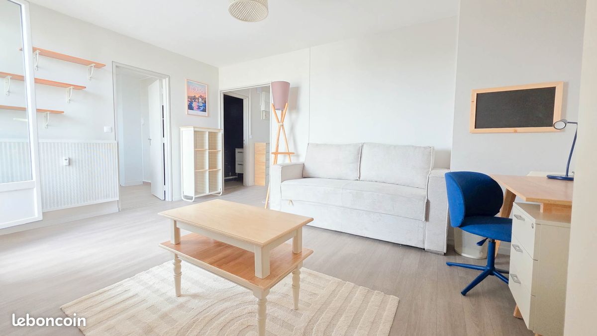 Appartement 1 pièce 34 m² · à Tours · 34 m² · 590 €/mois