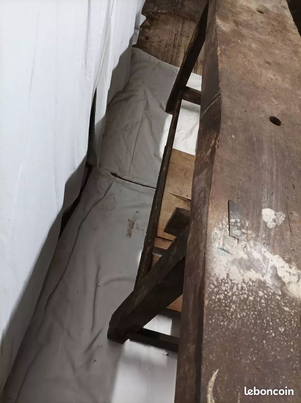 Ancien établi en bois (image 7)