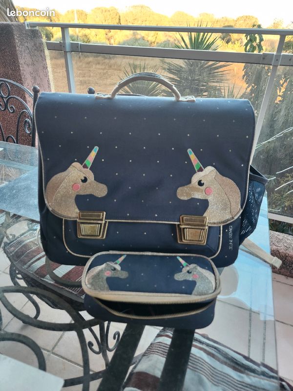 Cartable + trousse marque jeune premier (image 2)