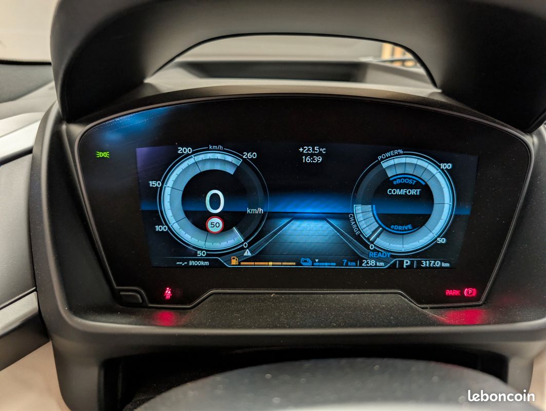 BMW I8 COUPE 1.5 362h 230 - HARMAN KARDON + CUIR BLANC + JANTES W (image 14)