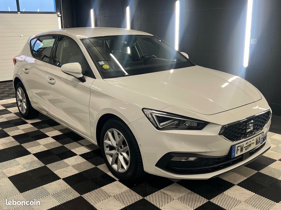 SEAT LEON 2.0 TDI 115ch STYLE BVM6 01/2021 76000 kms 1ERE MAIN / CAMERA / CARPLAY / HISTORIQUE LIMPIDE (image 5)