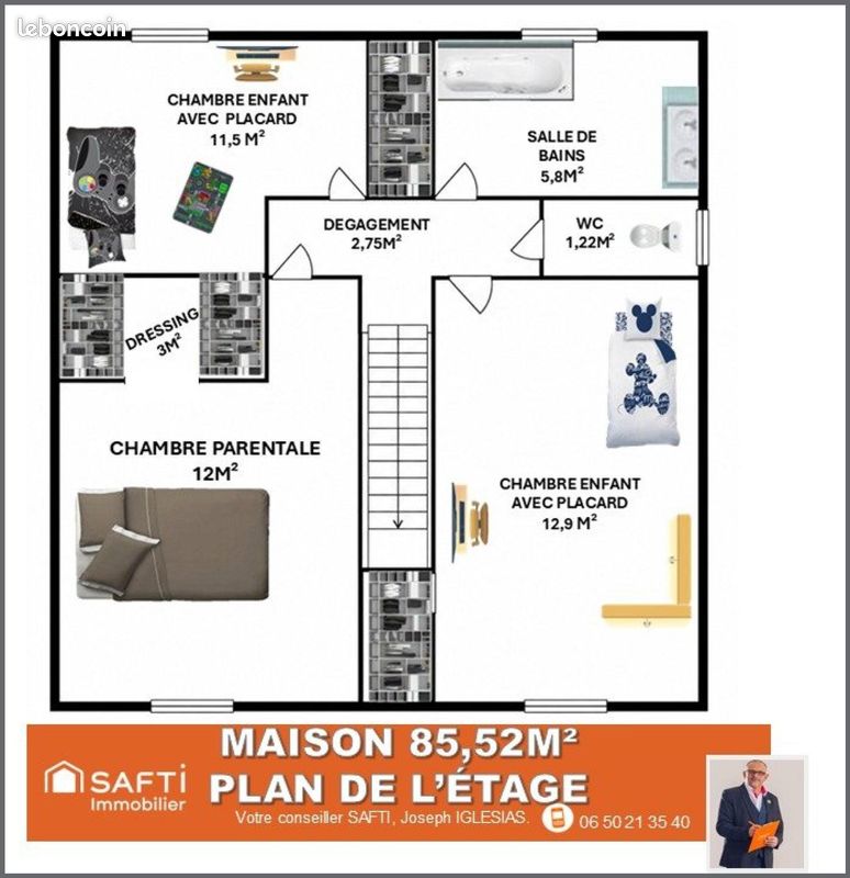 Maison 4 pièces 86 m² (image 10)