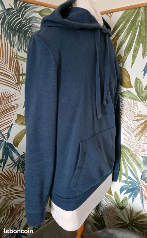 Sweat à Capuche VISVIM Jumbo P.O. Coton Bleu Marine Crash - Taille 2 - Occasion Du Japon