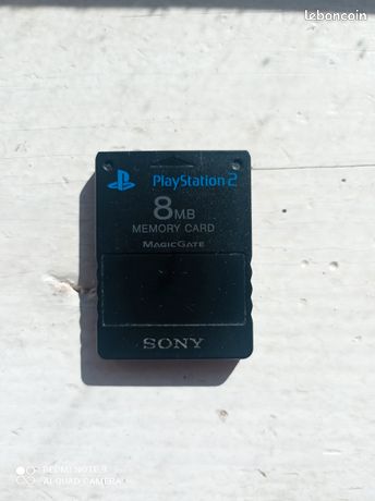 Carte Mémoire 8 MB Satin Silver Playstation 2 – Retromania