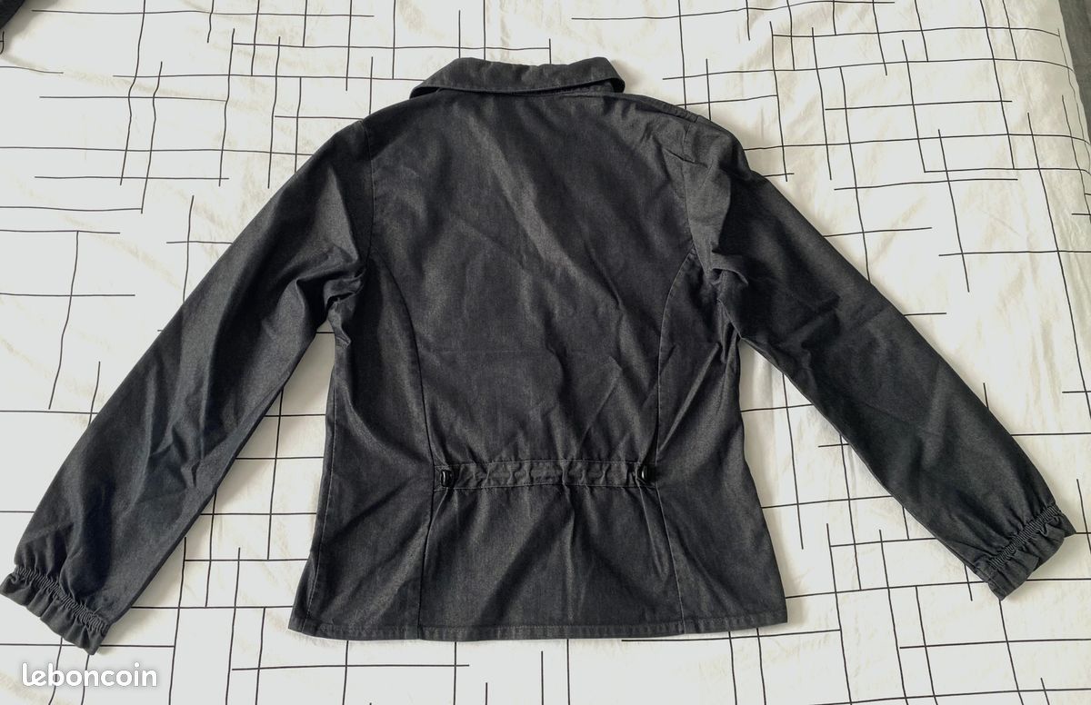 Ensemble veste et jupe longue gris anthracite Taille 38 (image 5)