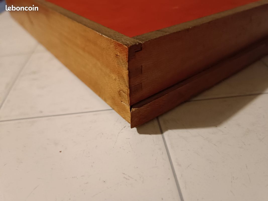 TRES ANCIENNE BOITE DE NAIN JAUNE A 3 ETAGES EN BOIS ED ATLA