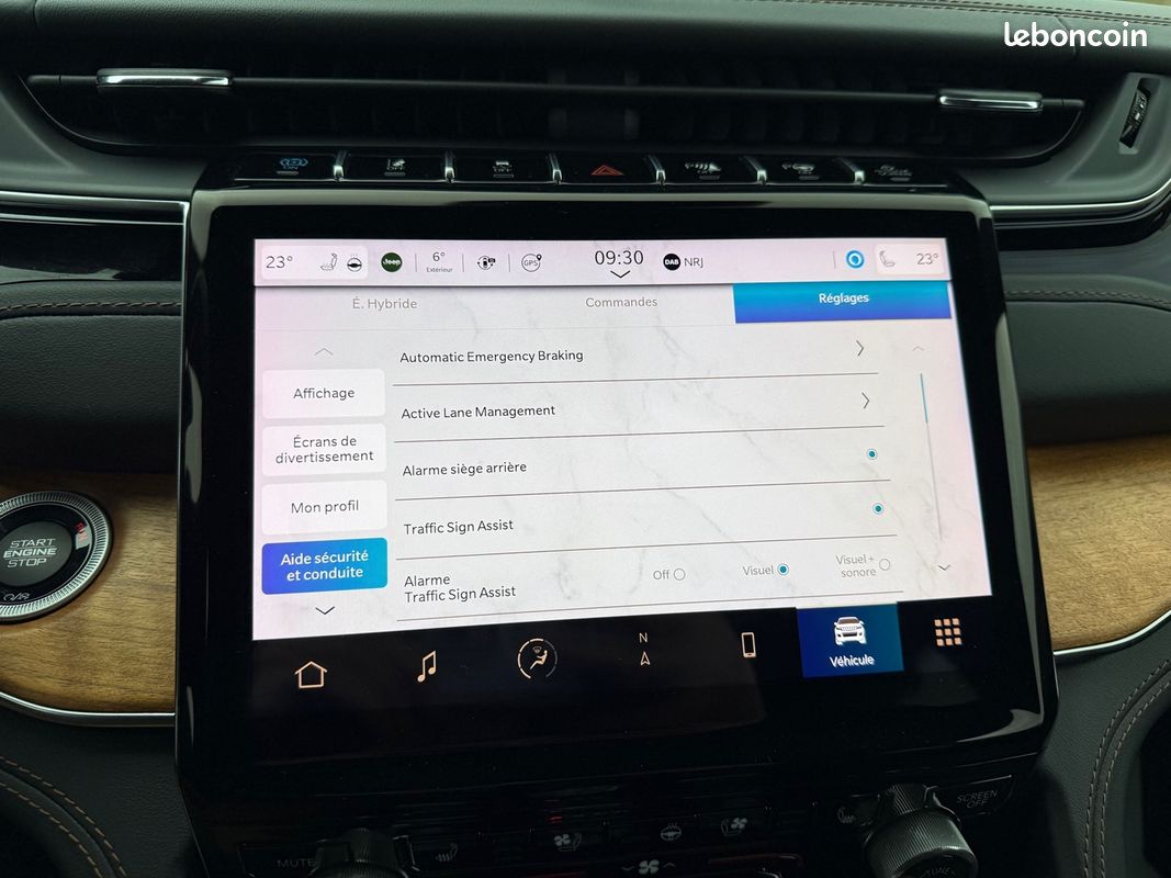 Jeep GRAND CHEROKEE 2.0 T 380CH 4XE SUMMIT RESERVE QUADRA-TRAC II BVA8 (image 14)
